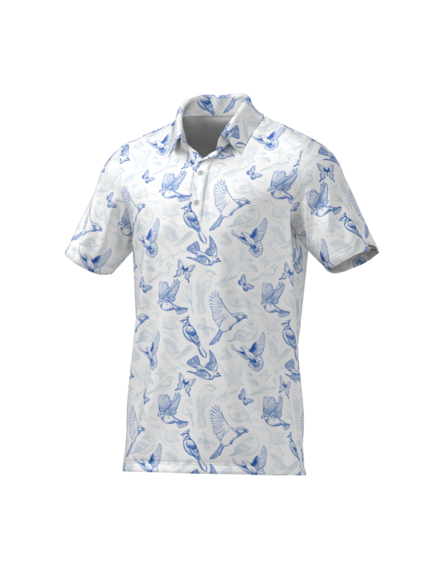 PS145M2GS-AC92753-view1-pose15 "Explore Birdeez's collection of custom golf polos, designed for style and performance on the green. With a range of colors and designs to choose from, you can create your unique look for every round. Elevate your game with Birdeez today! #Birdeez #GolfPolos #CustomApparel #PerformanceWear #GolfFashion"