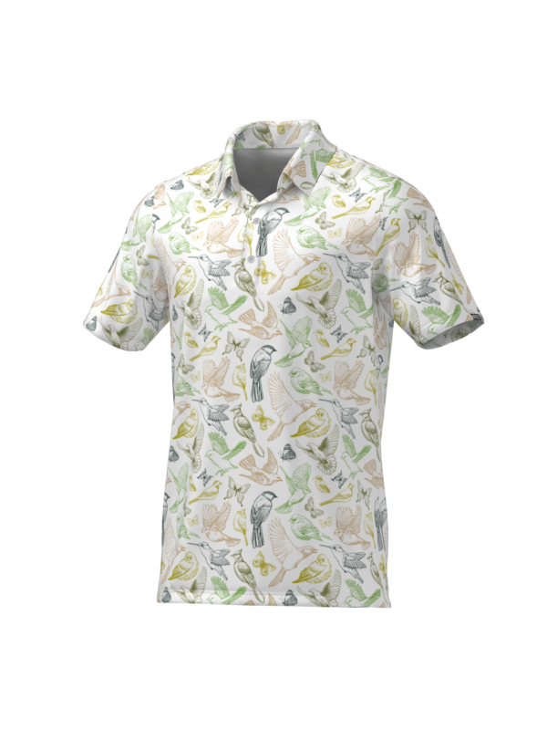 PS145M2GS-GC84166-view1-pose15 "Explore Birdeez's collection of custom golf polos, designed for style and performance on the green. With a range of colors and designs to choose from, you can create your unique look for every round. Elevate your game with Birdeez today! #Birdeez #GolfPolos #CustomApparel #PerformanceWear #GolfFashion"