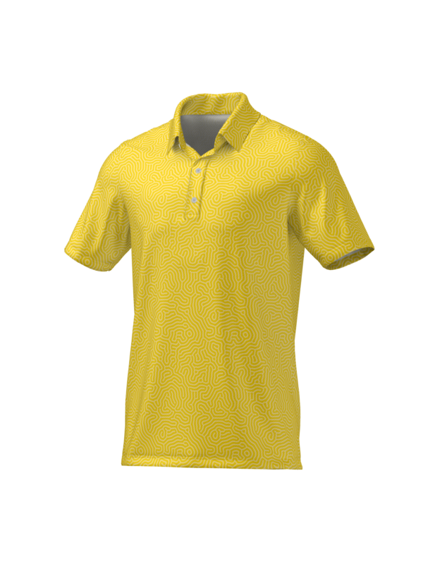 PS145M2GS-UC66782-view1-pose15 "Explore Birdeez's collection of custom golf polos, designed for style and performance on the green. With a range of colors and designs to choose from, you can create your unique look for every round. Elevate your game with Birdeez today! #Birdeez #GolfPolos #CustomApparel #PerformanceWear #GolfFashion"