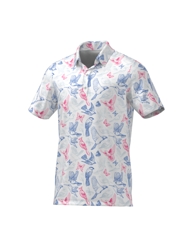 PS145M2GS-ZC94123-view1-pose15 "Explore Birdeez's collection of custom golf polos, designed for style and performance on the green. With a range of colors and designs to choose from, you can create your unique look for every round. Elevate your game with Birdeez today! #Birdeez #GolfPolos #CustomApparel #PerformanceWear #GolfFashion"