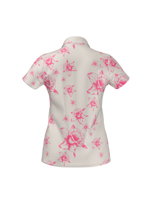 PS145W2GS-QX3881-view1-pose8 "Explore Birdeez's collection of custom golf polos, designed for style and performance on the green. With a range of colors and designs to choose from, you can create your unique look for every round. Elevate your game with Birdeez today! #Birdeez #GolfPolos #CustomApparel #PerformanceWear #GolfFashion"