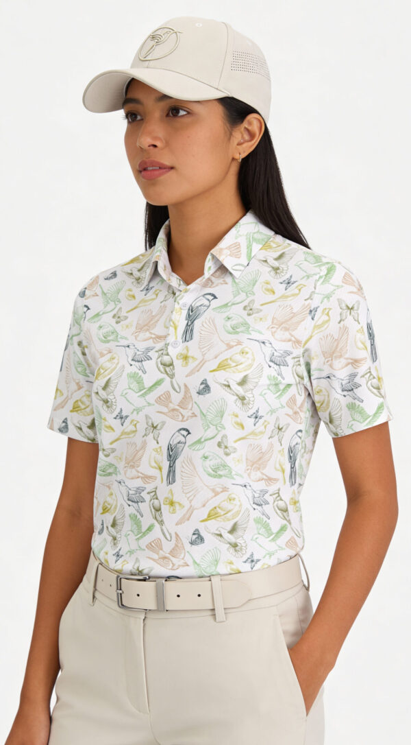 BIRDS POLO WOMAN