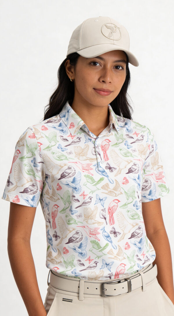 BIRDS POLO WOMAN
