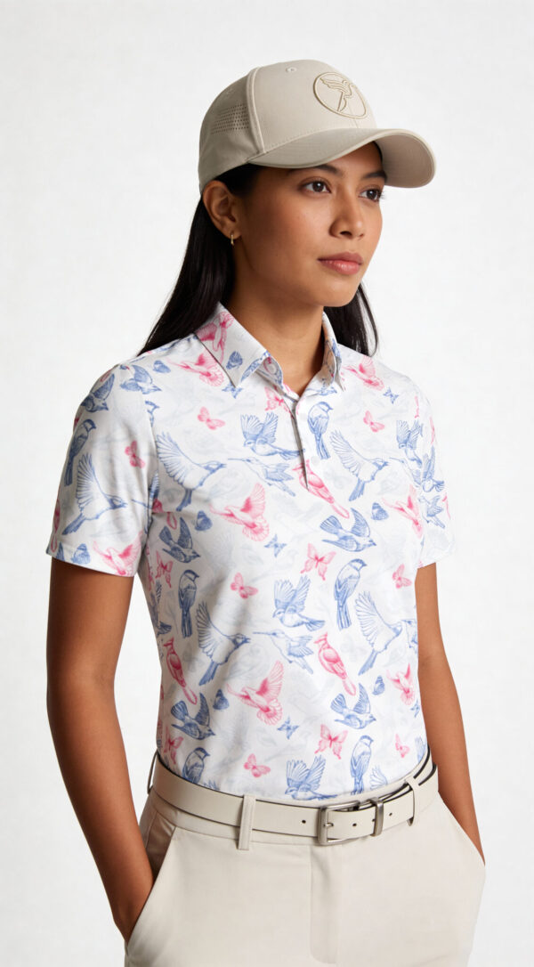 BIRDS POLO WOMAN
